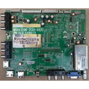 DICK SMITH GE6835 MAIN BOARD 510-1308273 303C3206072 MSDV3206-ZC01-01